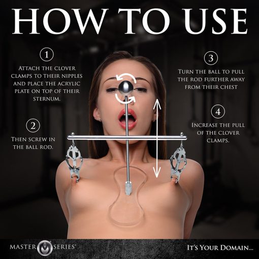Master Series Tower Of Pain Nipple Clamps - Image 11