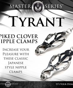 Master Series Tyrant Spiked Clover Nipple Clamps