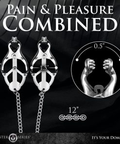 Master Series Tyrant Spiked Clover Nipple Clamps