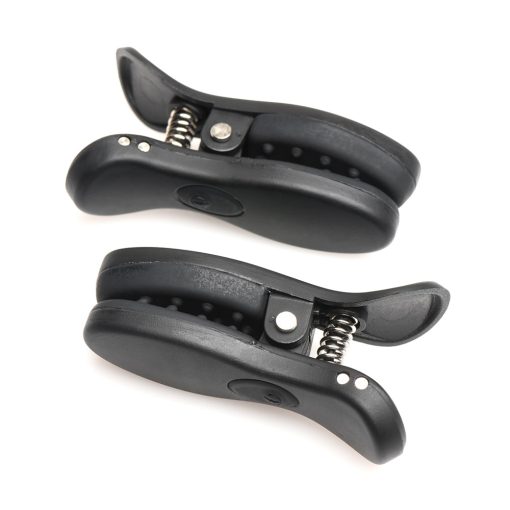 Master Series Vibrating Nipple Clamps With Rechargeable Case - Image 2