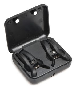 Master Series Vibrating Nipple Clamps With Rechargeable Case