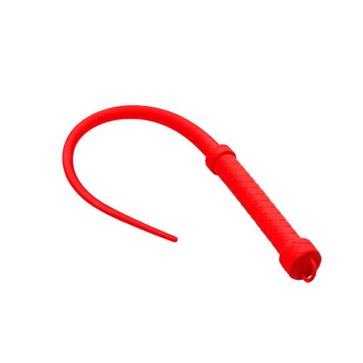 Master Series Viper Tail Silicone Whip Red - Image 3