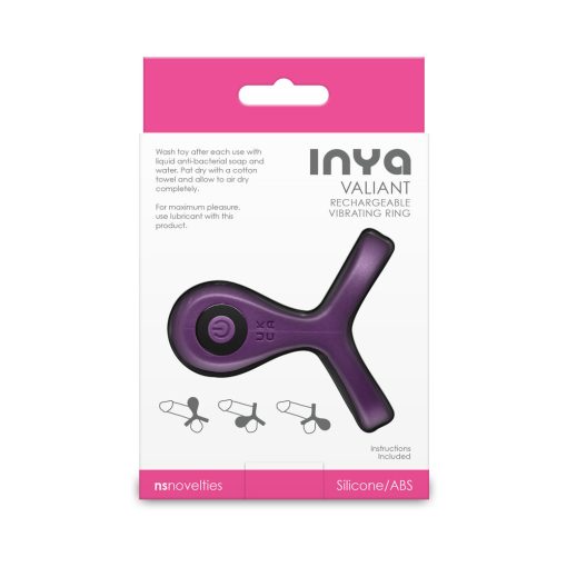 Inya Valiant Rechargeable Vibrating Ring Berry - Image 4