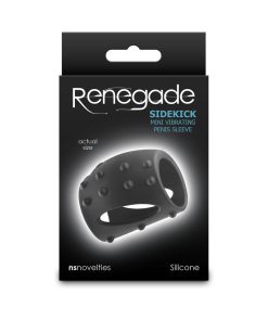 Renegade Sidekick Rechargeable Mini Vibrating Penis Sleeve Black
