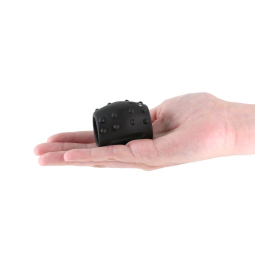 Renegade Sidekick Rechargeable Mini Vibrating Penis Sleeve Black - Image 3