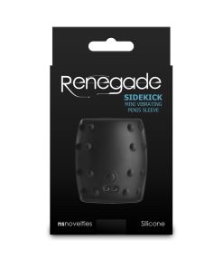Renegade Sidekick Rechargeable Mini Vibrating Penis Sleeve Black