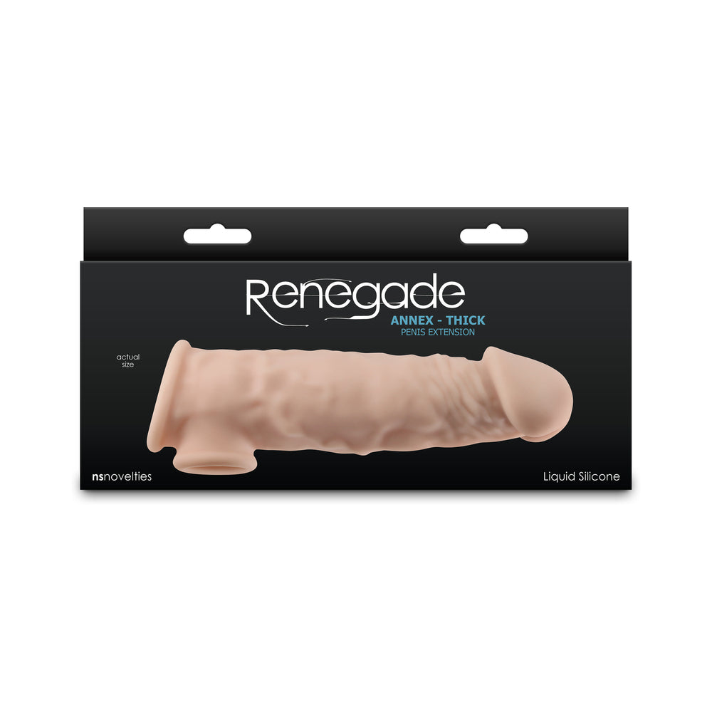 Renegade Annex Thick Penis Extension Beige 1 Renegade Annex Thick Penis Extension Beige
