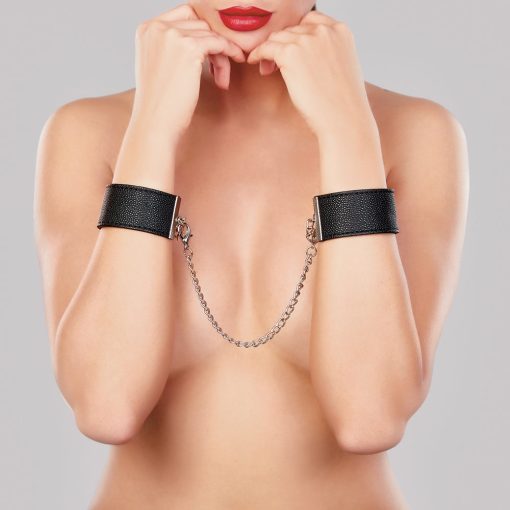 Allure Adore Lust In Love Wrist Cuffs With Connector Chain - Image 2