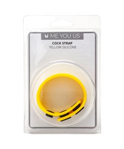 Me You Us Yellow Silicone Cock Strap