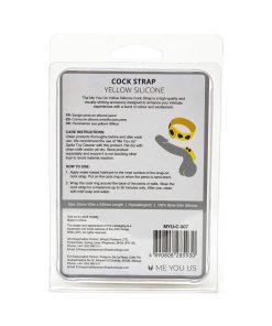 Me You Us Yellow Silicone Cock Strap