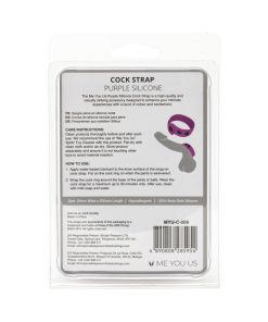 Me You Us Purple Silicone Cock Strap