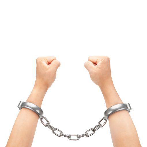 Prowler Red Heavy Duty Hand Cuffs - Image 3