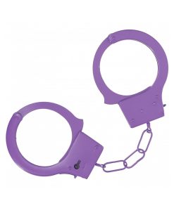 Ouch! Classic Metal Handcuffs Purple