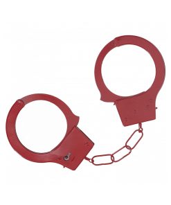 Ouch! Classic Metal Handcuffs Red