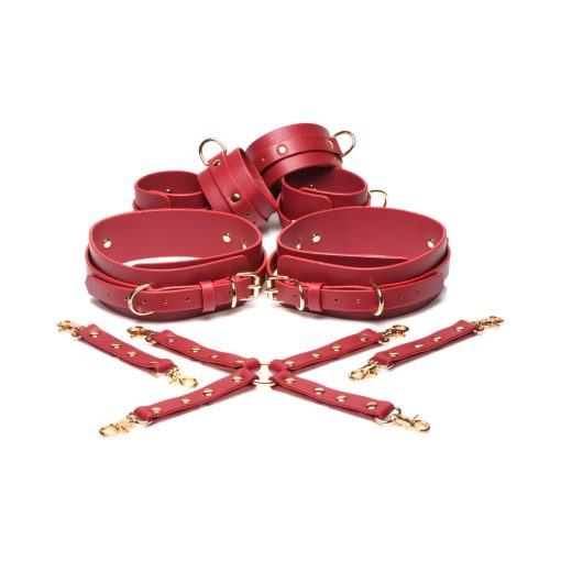 Master Series Thigh & Wrist Hog Tie Restraints - Image 5