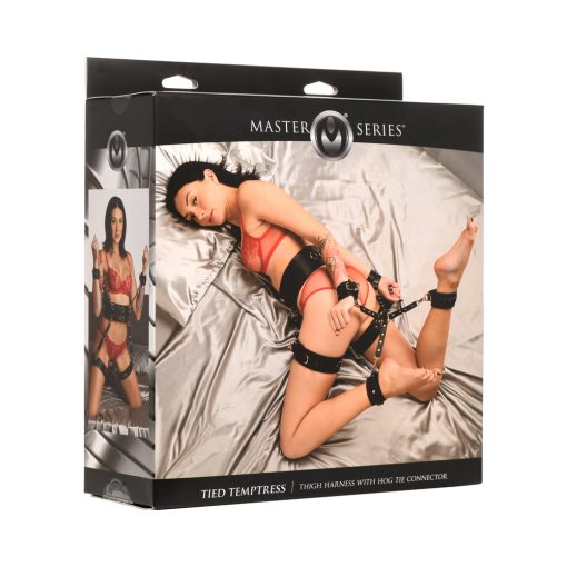 Master Series Tied Temptress Thigh Harness With Hog Tie Connector