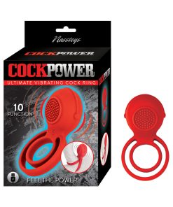 Cockpower Ultimate Vibrating Cockring Red