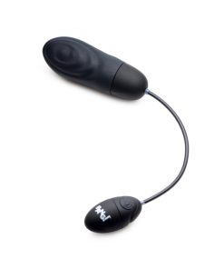 Bang! 7X Pulsing Rechargeable Silicone Bullet Black