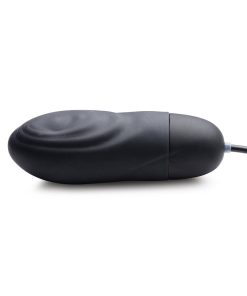 Bang! 7X Pulsing Rechargeable Silicone Bullet Black