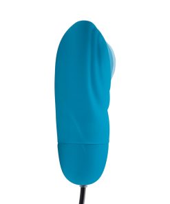 Bang! 7X Pulsing Rechargeable Silicone Bullet Blue
