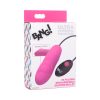 Bang! 7X Pulsing Rechargeable Silicone Bullet Pink