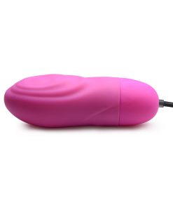 Bang! 7X Pulsing Rechargeable Silicone Bullet Pink
