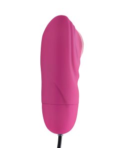 Bang! 7X Pulsing Rechargeable Silicone Bullet Pink