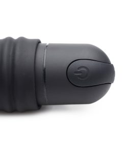 Bang! Xl Bullet & Swirl Silicone Sleeve Black