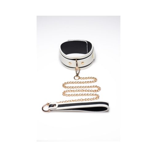 Master Series Kink In The Dark Glowing Collar With Leash - Image 3