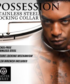 Master Series Possession Stainless Steel Locking Collar M