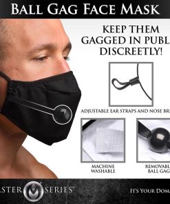 Master Series Under Cover Ball Gag Face Mask