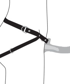 Size Matters 2 In. Erection 28X Realistic Remote Vibrating Silicone Sheath Black