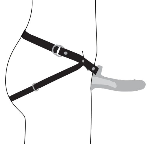 Size Matters 2 In. Erection 28X Realistic Remote Vibrating Silicone Sheath Black - Image 10