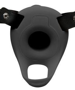 Size Matters 2 In. Erection 28X Smooth Remote Vibrating Silicone Sheath Black
