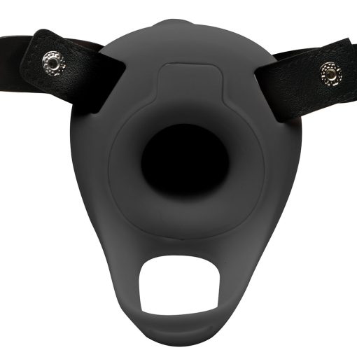 Size Matters 2 In. Erection 28X Smooth Remote Vibrating Silicone Sheath Black - Image 3