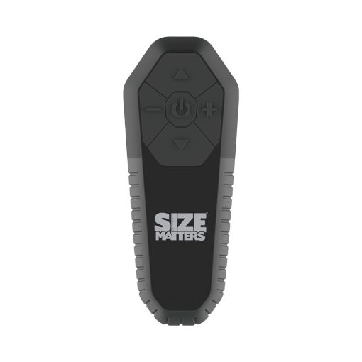 Size Matters 2 In. Erection 28X Smooth Remote Vibrating Silicone Sheath Black - Image 4