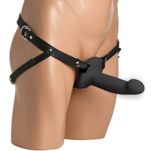 Size Matters 2 In. Erection 28X Smooth Remote Vibrating Silicone Sheath Black - Image 5