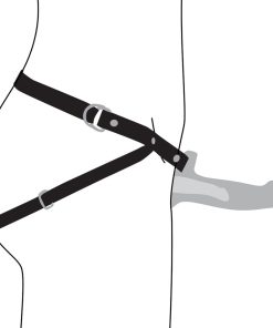 Size Matters 2 In. Erection 28X Smooth Remote Vibrating Silicone Sheath Black