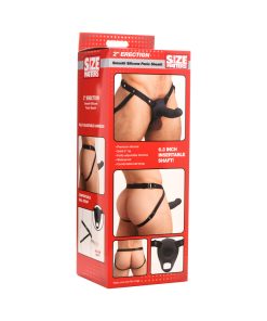 Size Matters Smooth Silicone Penis Sheath Black
