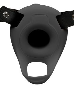 Size Matters Smooth Silicone Penis Sheath Black