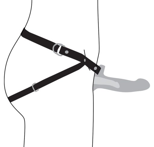 Size Matters Smooth Silicone Penis Sheath Black - Image 5