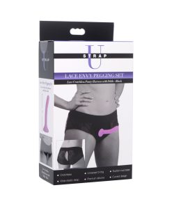 Strap U Lace Envy Pegging Set Black/Black