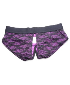 Strap U Lace Envy Pegging Set Purple/Black