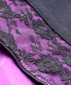 Strap U Lace Envy Pegging Set Purple/Black