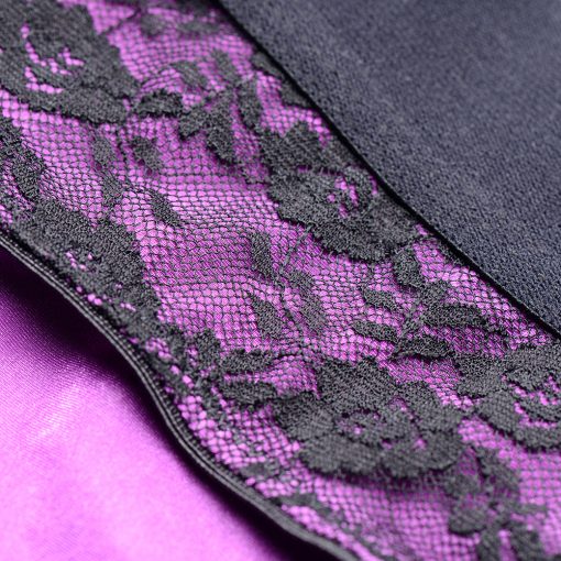 Strap U Lace Envy Pegging Set Purple/Black - Image 5