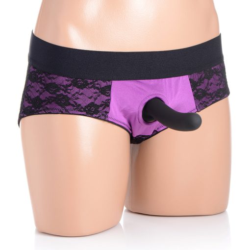 Strap U Lace Envy Pegging Set Purple/Black - Image 6
