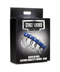 Strict Leather Cock Gear Leather And Steel Gates Of Hell Blue