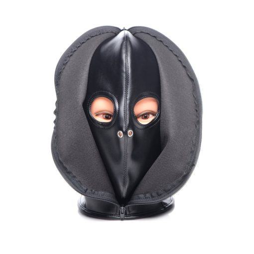 Strict Zip Front Bondage Hood - Image 5