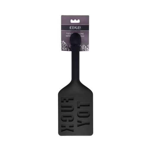 sportsheets edge silicone paddle black bdsm impact toy with imprint fuck toy and insertable handle