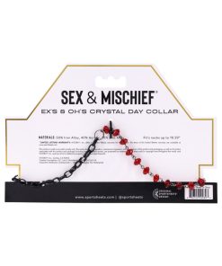 Sportsheets Sex & Mischief Ex'S & Oh'S Crystal Day Collar